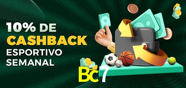 10% de bônus de cashback na Bc7
